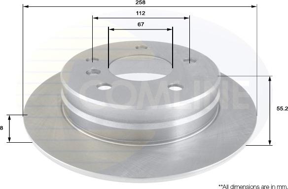 Comline ADC1622 - Brake Disc autospares.lv