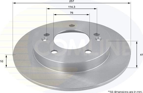 Comline ADC1099 - Brake Disc autospares.lv