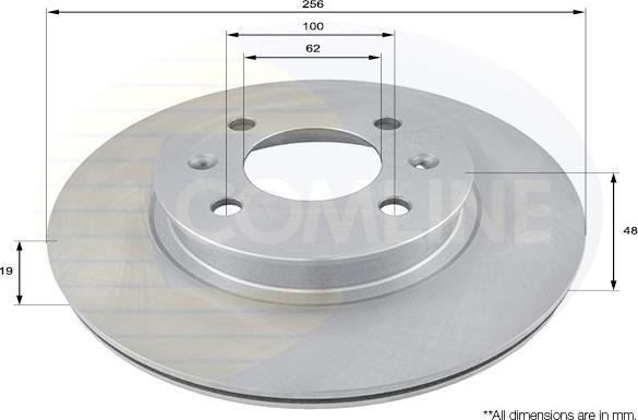 Comline ADC1043V - Brake Disc autospares.lv