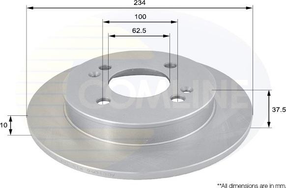 Comline ADC1056 - Brake Disc autospares.lv