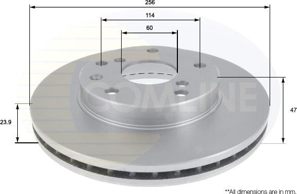 Comline ADC1011V - Brake Disc autospares.lv