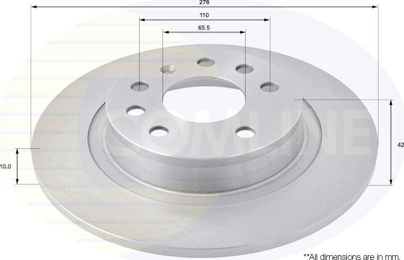 Comline ADC1150 - Brake Disc autospares.lv