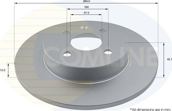 Comline ADC1133 - Brake Disc autospares.lv