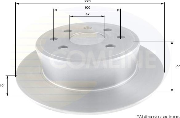 Comline ADC1126 - Brake Disc autospares.lv