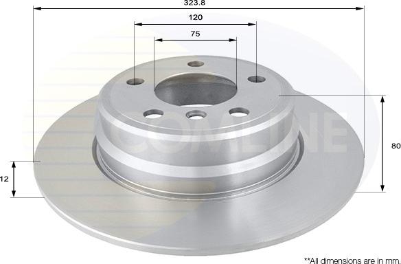 Comline ADC1708 - Brake Disc autospares.lv