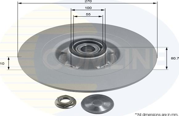 Comline ADC3003 - Brake Disc autospares.lv