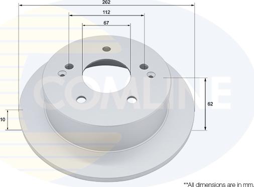 Comline ADC2952 - Brake Disc autospares.lv