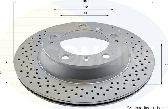 Comline ADC2906V - Brake Disc autospares.lv