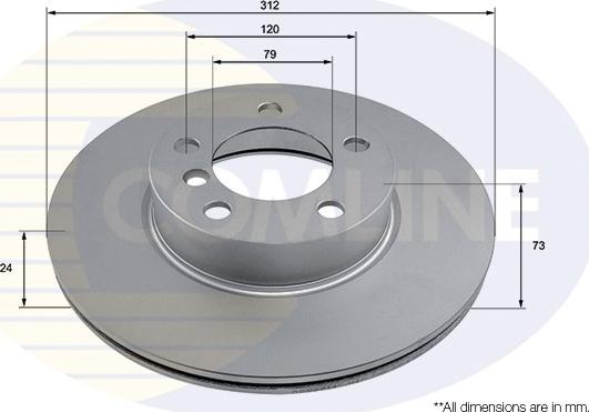 Comline ADC2914V - Brake Disc autospares.lv