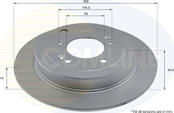 Comline ADC2984 - Brake Disc autospares.lv