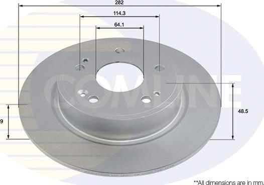 Comline ADC2981 - Brake Disc autospares.lv