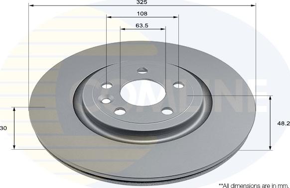 Comline ADC2930V - Brake Disc autospares.lv