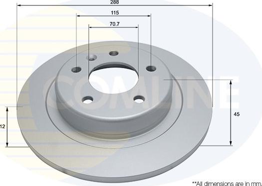 Comline ADC2971 - Brake Disc autospares.lv