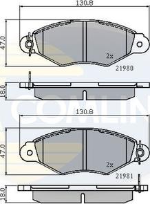 Comline CBP0485 - Brake Pad Set, disc brake autospares.lv