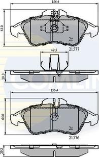 Comline CBP0212 - Brake Pad Set, disc brake autospares.lv