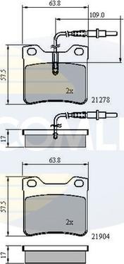 Comline CBP1455 - Brake Pad Set, disc brake autospares.lv