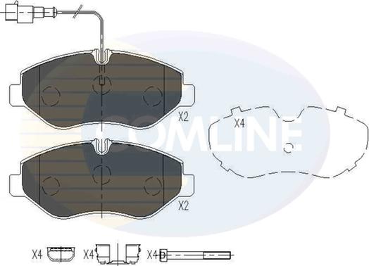 Comline CBP16034 - Brake Pad Set, disc brake autospares.lv