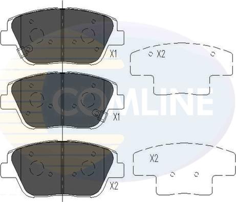 Comline CBP36080 - Brake Pad Set, disc brake autospares.lv