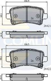 Comline CBP31795 - Brake Pad Set, disc brake autospares.lv