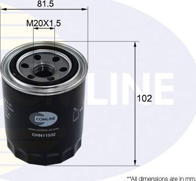 Comline CHN11532 - Oil Filter autospares.lv