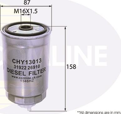 Comline CHY13013 - Fuel filter autospares.lv