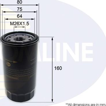 Comline CIZ11010 - Oil Filter autospares.lv