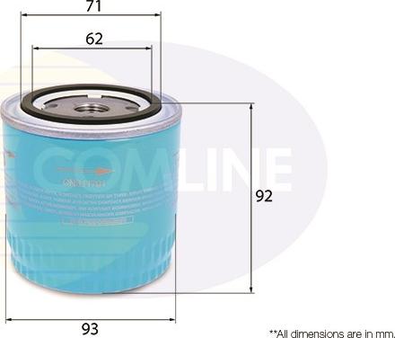 Comline CNS11701 - Oil Filter autospares.lv