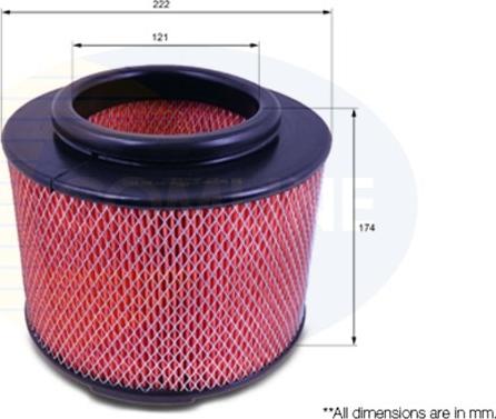 Comline CTY12190 - Air Filter, engine autospares.lv