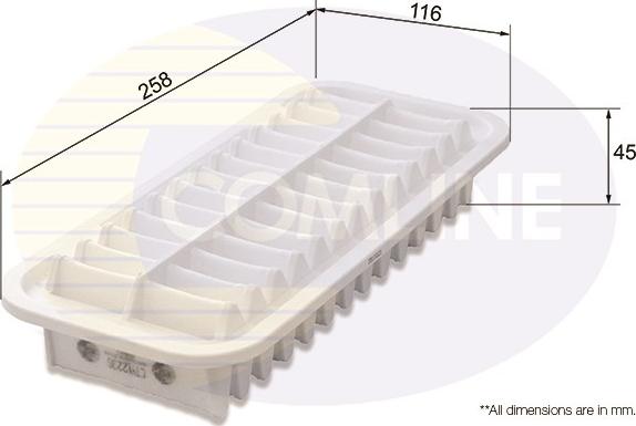 Comline CTY12230 - Air Filter, engine autospares.lv