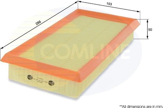 Comline EAF445 - Air Filter, engine autospares.lv