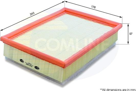 Comline EAF485 - Air Filter, engine autospares.lv