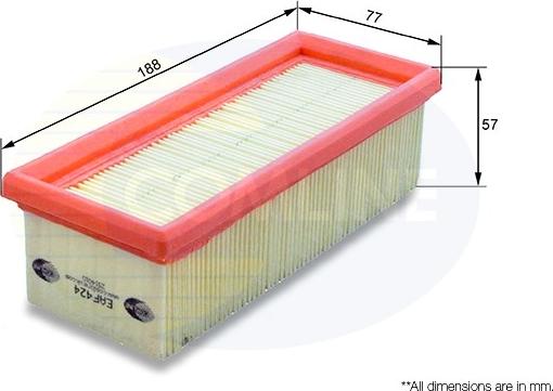 Comline EAF424 - Air Filter, engine autospares.lv