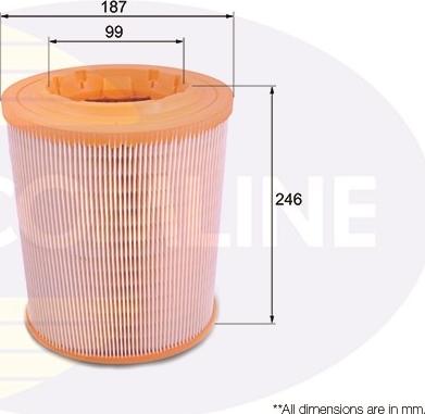 Comline EAF635 - Air Filter, engine autospares.lv