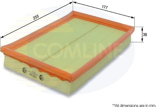 Comline EAF009 - Air Filter, engine autospares.lv