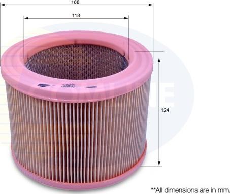 Comline EAF024 - Air Filter, engine autospares.lv