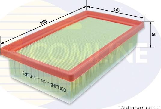 Comline EAF1025 - Air Filter, engine autospares.lv