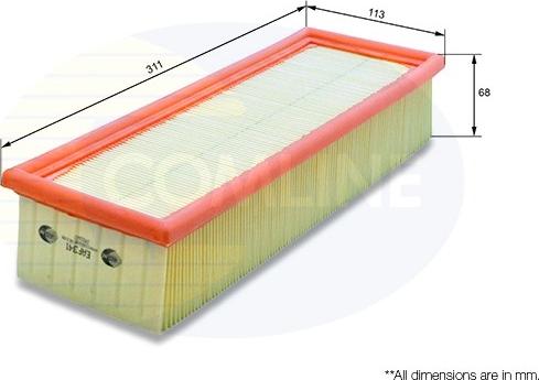 Comline EAF341 - Air Filter, engine autospares.lv