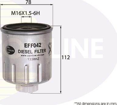 Comline EFF042 - Fuel filter autospares.lv