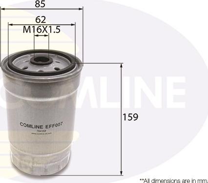 Comline EFF007 - Fuel filter autospares.lv