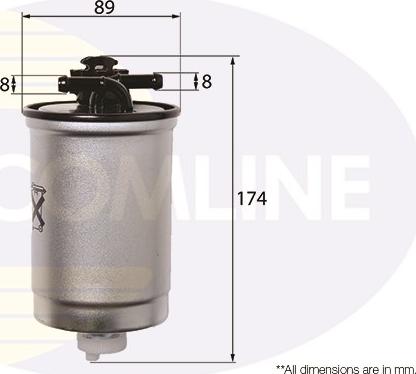 Comline EFF089 - Fuel filter autospares.lv