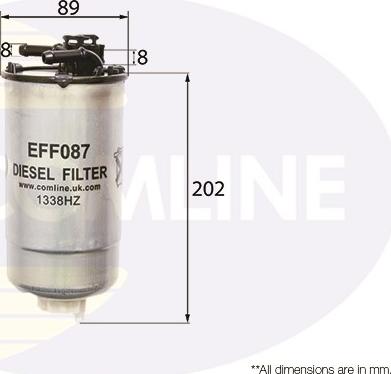 Comline EFF087 - Fuel filter autospares.lv