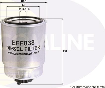 Comline EFF038 - Fuel filter autospares.lv