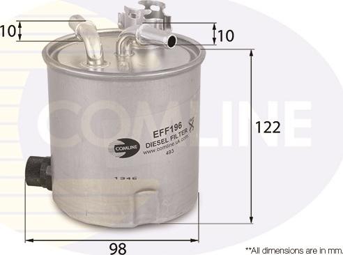 Comline EFF196 - Fuel filter autospares.lv