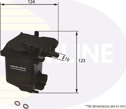 Comline EFF147 - Fuel filter autospares.lv