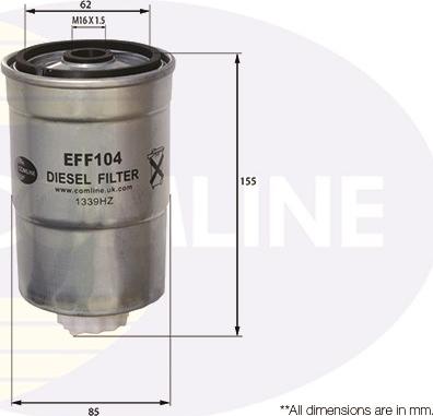 Comline EFF104 - Fuel filter autospares.lv