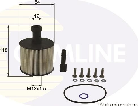 Comline EFF305D - Fuel filter autospares.lv