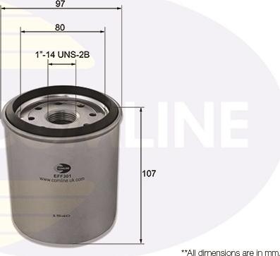 Comline EFF301 - Fuel filter autospares.lv