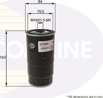 Comline EFF303 - Fuel filter autospares.lv