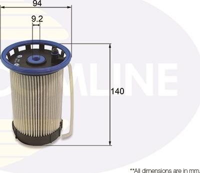 Comline EFF315D - Fuel filter autospares.lv