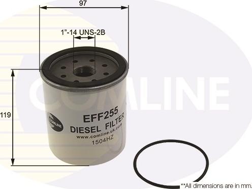Comline EFF255 - Fuel filter autospares.lv